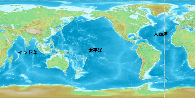 世界地図（２） 《武蔵境駅徒歩30秒》武蔵野個別指導塾